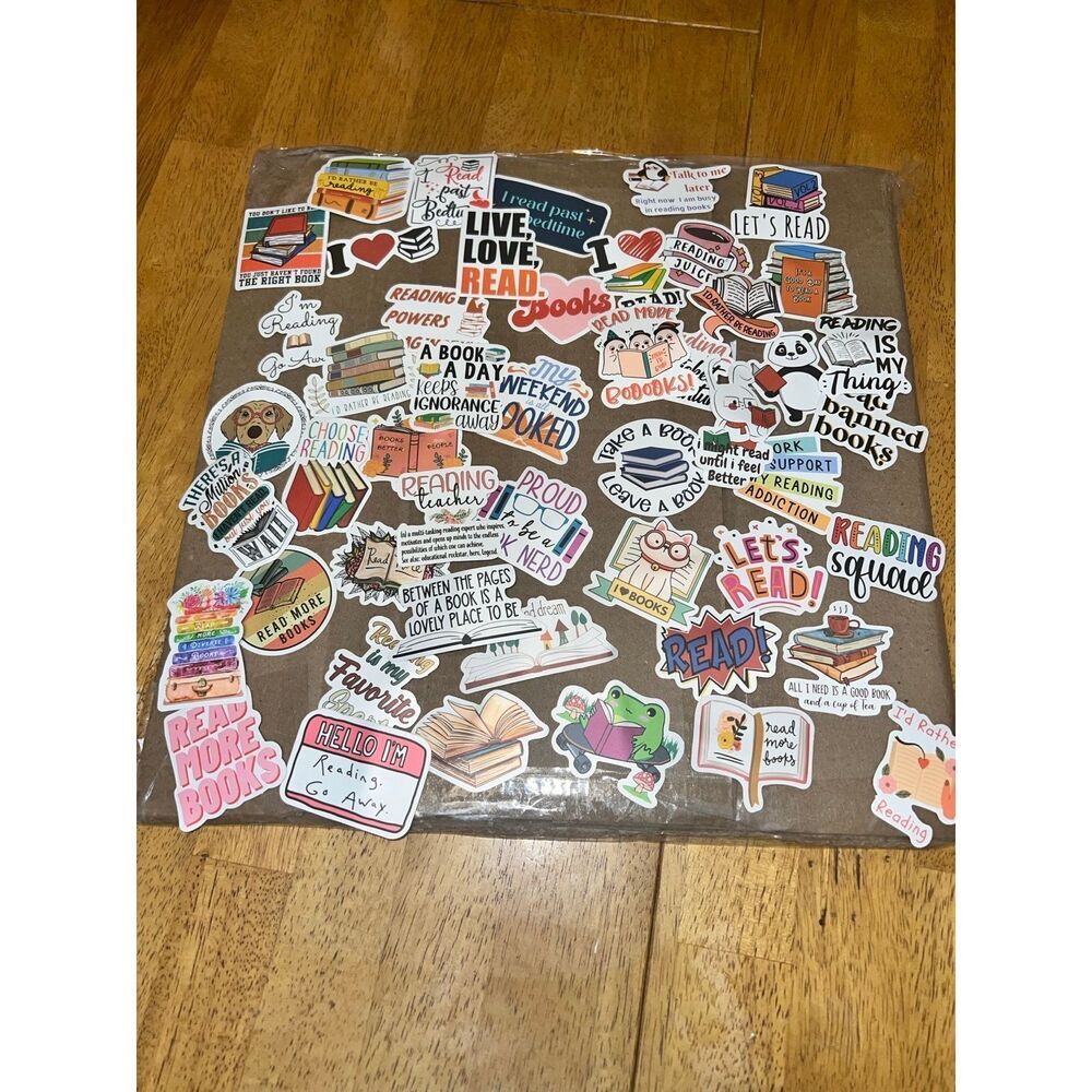 Over 40 Kindle Book Bookish Stickers